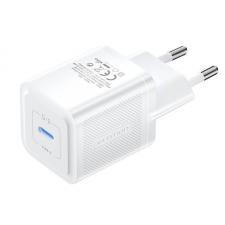 Incarcator retea Vention FEPW0-EU GaN, USB-C, 20W, Alb