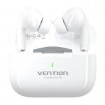 Casti wireless TWS Vention Echo Lite E11, Bluetooth 5.4, 300 mAh, USB-C, Alb 2 - lerato.ro
