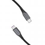 Cablu pentru incarcare si transfer date Vention TAHHD, USB-C/USB-C, 100W, 5A, USB 3.1 Gen2, 4K, 0.5m, Gri 4 - lerato.ro