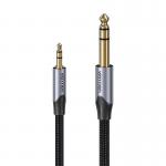 Cablu audio Vention BAUHH, Jack 3.5mm tata la Jack 6.35mm tata, 2m, Negru 3 - lerato.ro
