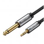 Cablu audio Vention BCYHI, Jack 3.5mm tata la Jack 6.35mm tata, 3m, Negru/Gri 3 - lerato.ro