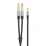 Cablu audio Vention BARHK, Jack 3.5mm tata la 2x Jack 6.35mm tata, 8m, Negru/Gri 3 - lerato.ro