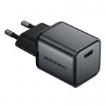 Incarcator retea GaN Vention, 1xUSB-C, 20W, Gri 2 - lerato.ro