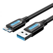 Cablu pentru incarcare si transfer de date Vention COPBG, USB 3,0 la Micro-USB, 1.5m, Negru