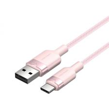 Cabluri de date si incarcare, Cablu pentru incarcare si transfer de date Vention CTNPF, USB/USB-C, 3A, 1m, Roz, lerato.ro