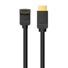 Cabluri de date si incarcare, Cablu video HDMI la HDMI 270 de grade Vention AAQBH, 2m, 4K, 60Hz, Negru, lerato.ro