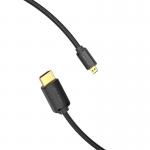Cablu video HDMI-D LA HDMI-A Vention AGIBH, 2m, 4K, 60Hz, 18 Gbps, Negru 4 - lerato.ro