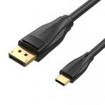 Adaptor video USB-C la DisplayPort 1.4 Vention CGYBH, 2m, 8K, Negru 5 - lerato.ro