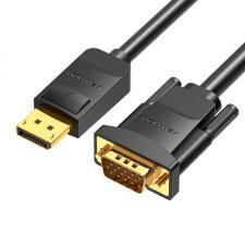 Cablu video Vention HBLBG, DisplayPort 1.4 tata la VGA tata, 1080p, 60Hz, 1.5m, Negru