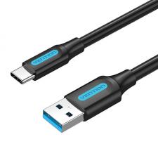 Cablu pentru incarcare si transfer de date Vention COZBG, USB la USB-C, 3A, 1.5 m, 5 Gbps, Negru