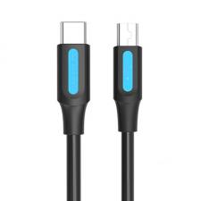 Cablu pentru incarcare si transfer de date Vention COWBF, USB la USB-C, 3A, 1 m, 480 Mbps, Negru
