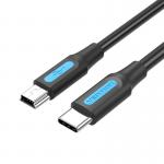 Cablu pentru incarcare si transfer de date Vention COWBF, USB la USB-C, 3A, 1 m, 480 Mbps, Negru 3 - lerato.ro