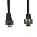 Cablu retea Vention UTP, Cat. 6, Mufat 2xRJ45, Lungime 1 m, Negru 3 - lerato.ro