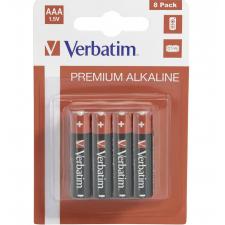 Camere video/foto si accesorii, Set 8 baterii Verbatim Alkaline, AAA, Negru/Rosu, lerato.ro