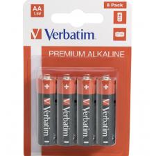 Camere video/foto si accesorii, Set 8 baterii Verbatim Alkaline, AA, Negru/Rosu, lerato.ro