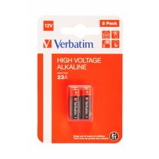 Set 2 baterii Verbatim Alkaline, 12V, 23A, Negru/Rosu