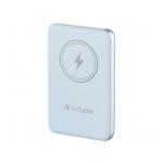Baterie externa portabila Verbatim Charge'n'Go, 10000 mAh, PD 20W, Wireless 15W, USB-C, Albastru 5 - lerato.ro