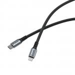 Cablu pentru incarcare si transfer de date Verbatim, USB-C/Lightning, 60W, 1.2m, Negru 3 - lerato.ro