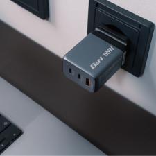 Incarcator retea Verbatim GNC-65, 65W, 2xUSB-C, 1xUSB-A, Gri
