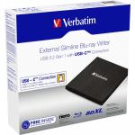Blu-Ray extern Verbatim Slimline, USB 3.1, Gen 1, Negru 4 - lerato.ro
