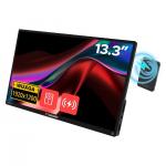 Monitor portabil Verbatim, IPS, 13.3 inch, Full HD, WUXGA 1920x1200, 5000mAh, Negru 3 - lerato.ro