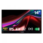 Monitor portabil Verbatim, IPS, 14 inch, Full HD, 1920x1200, 5000mAh, Negru 2 - lerato.ro