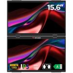 Monitor portabil dual Verbatim 32403 Essentials, IPS, 15.6 inch, Full HD, 60Hz, Difuzor integrat, Negru 3 - lerato.ro
