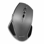 Mouse wireless Verbatim Deluxe, Bluetooth, 2.4GHz, 1600 DPI, Gri 2 - lerato.ro