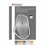 Mouse wireless Verbatim Deluxe, Bluetooth, 2.4GHz, 1600 DPI, Gri 6 - lerato.ro