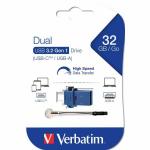 Memorie USB Verbatim Dual, 32GB, USB-A / USB-C, Negru 5 - lerato.ro