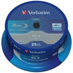 Set 25 bucati Verbatim BD-R M-Datalife, 25GB, Viteza 6x, Silver 6 - lerato.ro