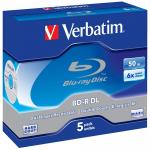 Set 5 bucati Verbatim Blu-ray BD-R SL, 50GB, Viteza 6x, Gri 2 - lerato.ro