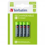 Set 4 baterii Verbatim NiMH, 950mAh, AAA, Negru/Verde 5 - lerato.ro