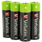 Set 4 baterii Verbatim NiMH, 2500mAh, AA, Negru/Verde 2 - lerato.ro