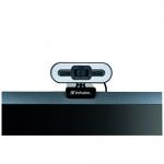 Camera Web Verbatim, 1080p@30FPS, Microfon incorporat AWC-02, ideala pentru birou, Negru 7 - lerato.ro