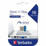 Memorie USB Verbatim Store n Stay NANO, 16GB, USB-A 3.2 Gen 1, Albastru 5 - lerato.ro