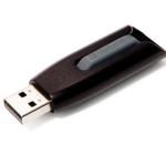 Memorie USB Verbatim V3, 256GB, USB-A 3.2 Gen 1, Negru 2 - lerato.ro