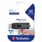 Memorie USB Verbatim V3, 32GB, USB-A 3.2 Gen 1, Negru 5 - lerato.ro