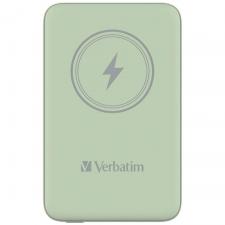 Baterie externa 10000 mAh Verbatim Charge n Go, 15W, Wireless Charging, USB-C, Verde
