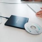 Blu-Ray Writer extern Verbatim Slimline, USB-C 3.2 Gen 1, 1.5 Gb/s, Viteza 6x/4x, USB-C la USB-A inclus, Negru 3 - lerato.ro