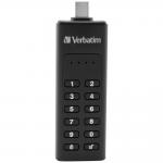 Memorie USB Verbatim, Cu Keypad, 128GB, USB-C 3.2 Gen 1, Negru 8 - lerato.ro