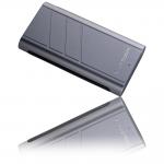 SSD extern portabil Verbatim TurboMetal, 2TB, USB-C 4, dimensiuni: 105.8 x 55 x 18.1 mm, greutate: 150g, Gri 4 - lerato.ro