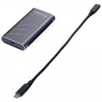 SSD extern portabil Verbatim TurboMetal, 2TB, USB-C 4, dimensiuni: 105.8 x 55 x 18.1 mm, greutate: 150g, Gri 8 - lerato.ro
