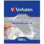 Set 100 plicuri din hartie cu fereastra pentru CD Verbatim, 126 x 126 mm, Alb 3 - lerato.ro