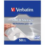 Set 50 plicuri din hartie cu fereastra pentru CD Verbatim, 125 x 125 x 25 mm, Alb 3 - lerato.ro