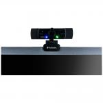 Camera Web Verbatim, 1080p@60FPS, 4k@30FPS, Microfon incorporat AWC-03, ideala pentru birou, Negru 8 - lerato.ro