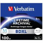 Set 5 bucati Verbatim BD-XL M-Disc, 100GB, Viteza 4x, Silver 3 - lerato.ro