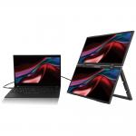 Monitor portabil dual Verbatim Essentials, IPS, 15.6 inch, Full HD, 60Hz, Difuzor integrat, USB-C / Mini HDMI, Negru 7 - lerato.ro