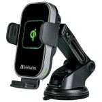 Suport auto Verbatim FWC-02 , Dashboard / Windshield / Air Vent Mount, Incarcare Wireless 15W, Negru 2 - lerato.ro