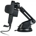 Suport auto Verbatim FWC-01, Dashboard / Windshield / Air Vent Mount, Incarcare Wireless 15W, Negru 5 - lerato.ro